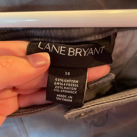 Lane Bryant Boot Cut Gray Pants Size 14 - Picture 7 of 8